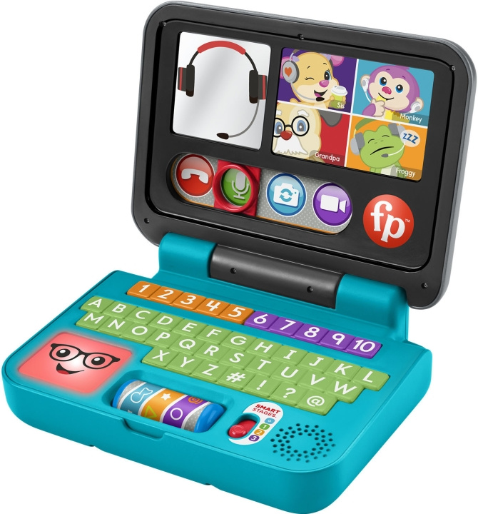 Fisher-Price Let\'S Connect Laptop, SV i gruppen LEKSAKER, BARN- & BABYPRODUKTER / Babyleksaker / Aktivitetsleksaker hos TP E-commerce Nordic AB (A22683)