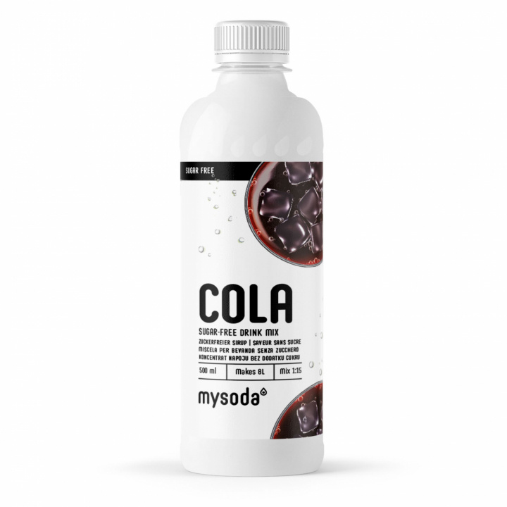 Mysoda Cola Sugar Free 500 ml - Ger 8L dryck i gruppen HEM, HUSHÅLL & TRÄDGÅRD / Hushållsmaskiner / Vatten & Juice / Kolsyremaskiner / Smaker hos TP E-commerce Nordic AB (A22686)