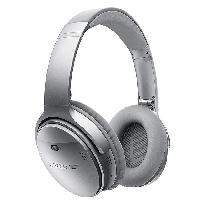 Bose QuietComfort 35 (Series 1), Silver, DEMOEX i gruppen HEMELEKTRONIK / Ljud & Bild / Hörlurar & Tillbehör / Hörlurar hos TP E-commerce Nordic AB (A22751)