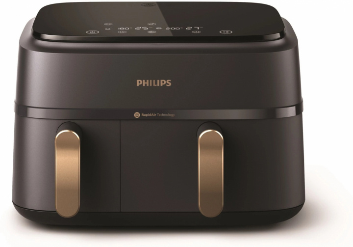 Philips NA352/00 Aifryer med dubbla korgar i gruppen HEM, HUSHÅLL & TRÄDGÅRD / Hushållsmaskiner / Airfryers & fritöser hos TP E-commerce Nordic AB (A22760)