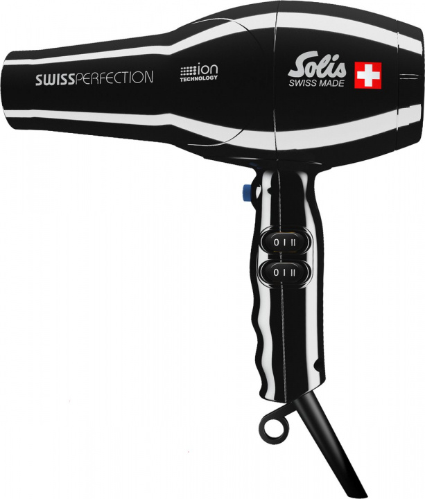 Solis Swiss Perfection 440 Black Hårfön i gruppen SKÖNHET & HÄLSA / Hår & Styling / Stylingverktyg / Hårfönar hos TP E-commerce Nordic AB (A22834)