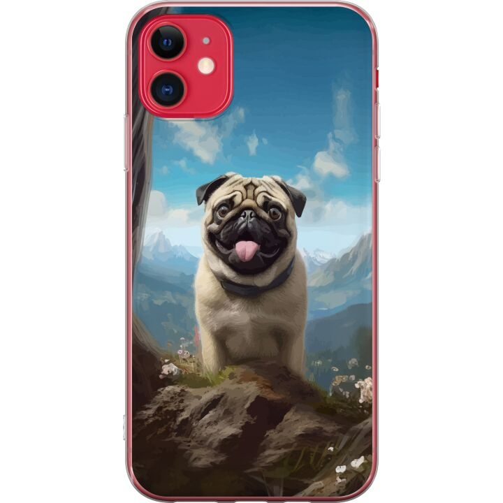 Mobilskal till Apple iPhone 11 med Glad Hund motiv i gruppen SMARTPHONE & SURFPLATTOR / Mobilskydd / Apple / iPhone 11 hos TP E-commerce Nordic AB (A50045)