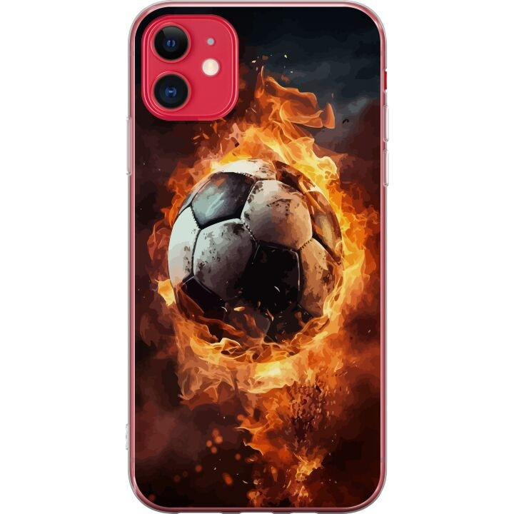 Mobilskal till Apple iPhone 11 med Fotboll motiv i gruppen SMARTPHONE & SURFPLATTOR / Mobilskydd / Apple / iPhone 11 hos TP E-commerce Nordic AB (A50048)