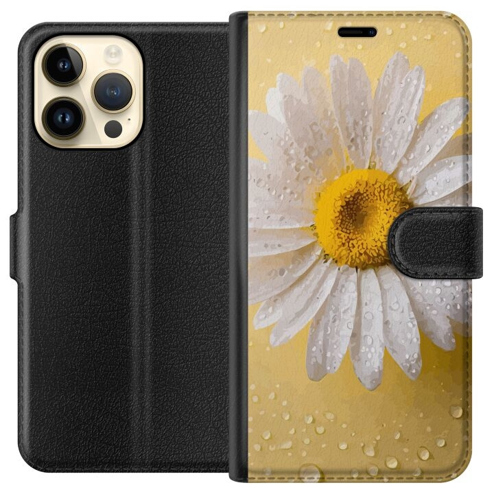 Plånboksfodral till Apple iPhone 15 Pro Max med Porslinsblomma motiv i gruppen SMARTPHONE & SURFPLATTOR / Mobilskydd / Apple / iPhone 15 hos TP E-commerce Nordic AB (A50972)