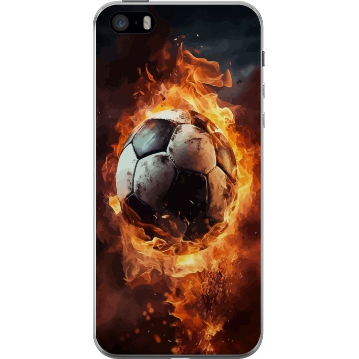 Mobilskal till Apple iPhone 5s med Fotboll motiv i gruppen SMARTPHONE & SURFPLATTOR / Mobilskydd / Apple / iPhone 5/5S/SE hos TP E-commerce Nordic AB (A51209)