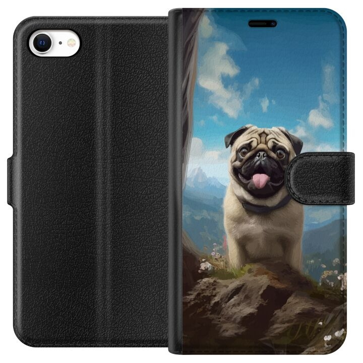 Plånboksfodral till Apple iPhone 6 med Glad Hund motiv i gruppen SMARTPHONE & SURFPLATTOR / Mobilskydd / Apple / iPhone 6/6S hos TP E-commerce Nordic AB (A51233)