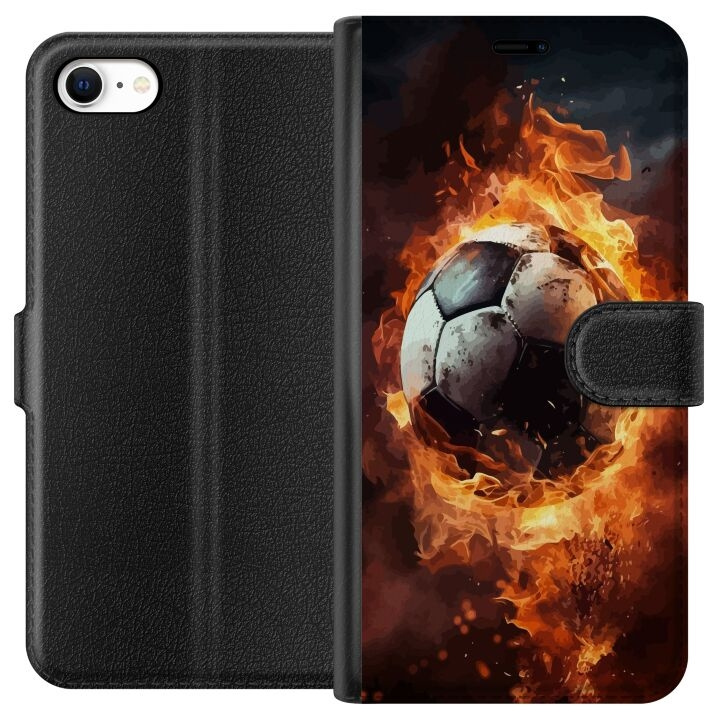 Plånboksfodral till Apple iPhone 6 med Fotboll motiv i gruppen SMARTPHONE & SURFPLATTOR / Mobilskydd / Apple / iPhone 6/6S hos TP E-commerce Nordic AB (A51236)