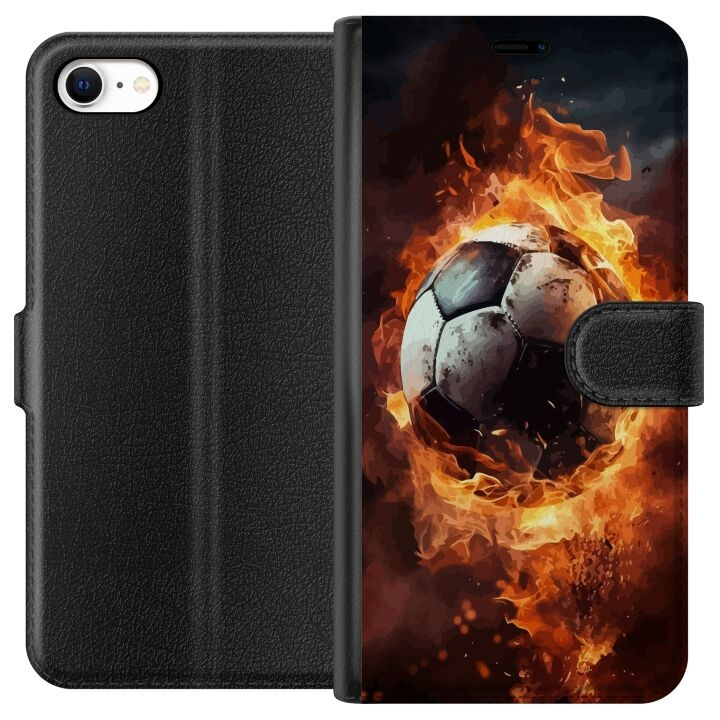 Plånboksfodral till Apple iPhone 6s med Fotboll motiv i gruppen SMARTPHONE & SURFPLATTOR / Mobilskydd / Apple / iPhone 6/6S hos TP E-commerce Nordic AB (A51317)