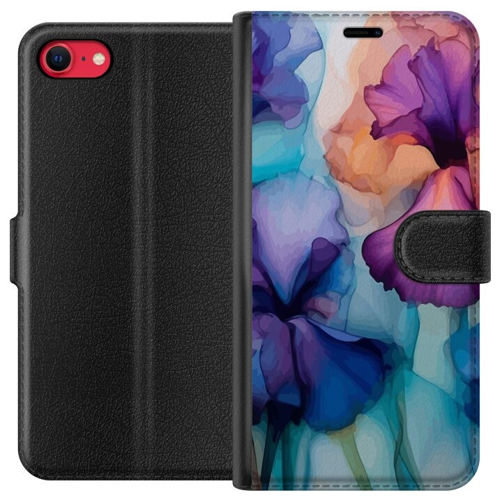 Plånboksfodral till Apple iPhone 7 med Magiska blommor motiv i gruppen SMARTPHONE & SURFPLATTOR / Mobilskydd / Apple / iPhone 7 hos TP E-commerce Nordic AB (A51380)