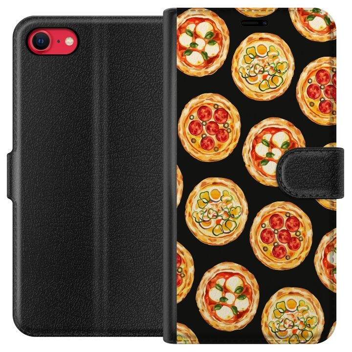 Plånboksfodral till Apple iPhone 7 med Pizza motiv i gruppen SMARTPHONE & SURFPLATTOR / Mobilskydd / Apple / iPhone 7 hos TP E-commerce Nordic AB (A51390)