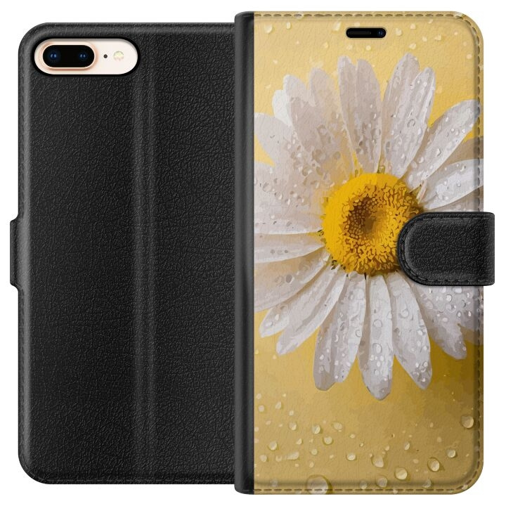 Plånboksfodral till Apple iPhone 7 Plus med Porslinsblomma motiv i gruppen SMARTPHONE & SURFPLATTOR / Mobilskydd / Apple / iPhone 7 Plus hos TP E-commerce Nordic AB (A51431)