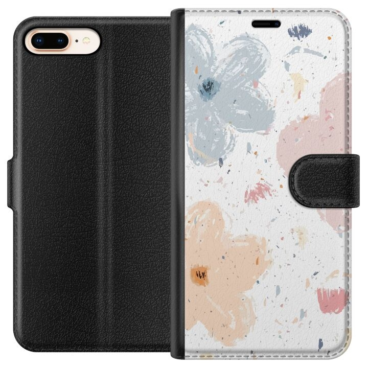 Plånboksfodral till Apple iPhone 7 Plus med Blommor motiv i gruppen SMARTPHONE & SURFPLATTOR / Mobilskydd / Apple / iPhone 7 Plus hos TP E-commerce Nordic AB (A51443)