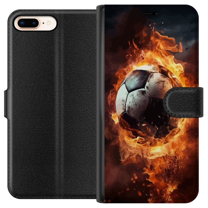 Plånboksfodral till Apple iPhone 7 Plus med Fotboll motiv i gruppen SMARTPHONE & SURFPLATTOR / Mobilskydd / Apple / iPhone 7 Plus hos TP E-commerce Nordic AB (A51452)