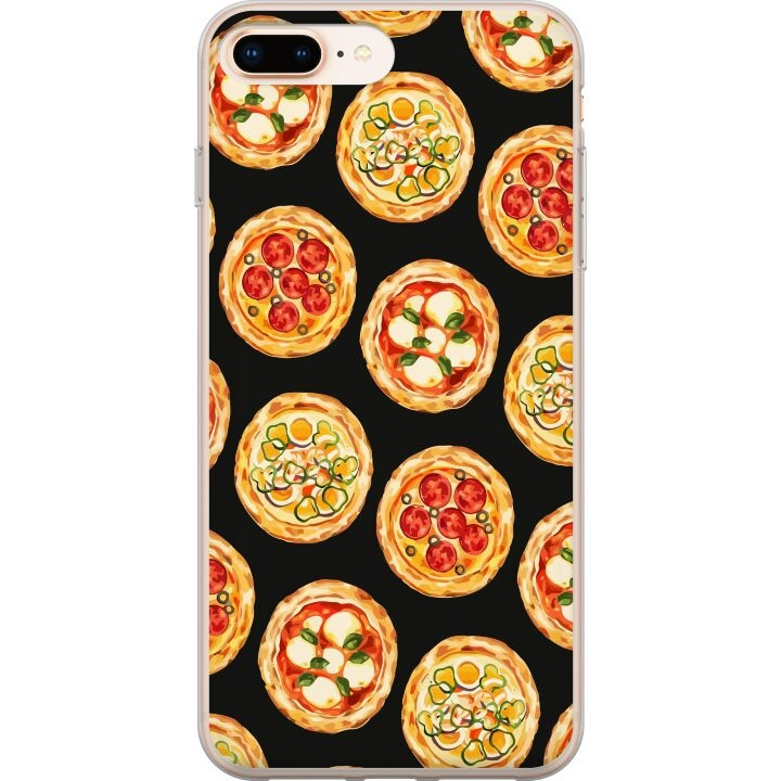 Mobilskal till Apple iPhone 7 Plus med Pizza motiv i gruppen SMARTPHONE & SURFPLATTOR / Mobilskydd / Apple / iPhone 7 Plus hos TP E-commerce Nordic AB (A51471)