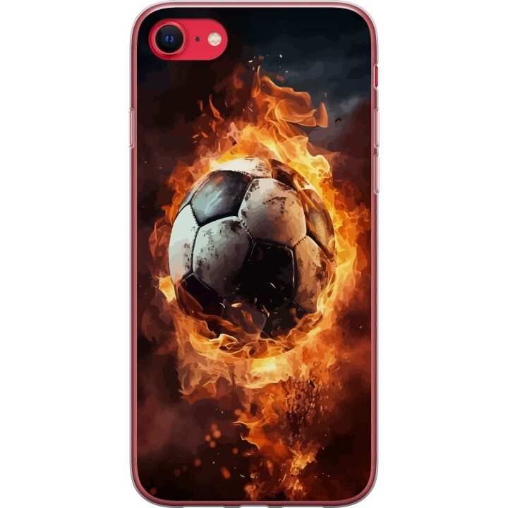 Mobilskal till Apple iPhone SE (2020) med Fotboll motiv i gruppen SMARTPHONE & SURFPLATTOR / Mobilskydd / Apple / iPhone SE (2nd gen & 3rd gen) hos TP E-commerce Nordic AB (A51641)