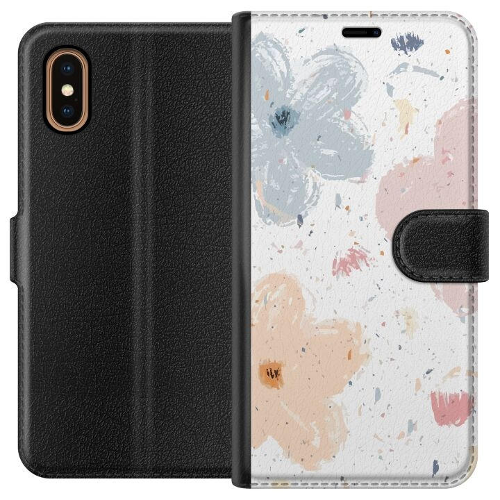 Plånboksfodral till Apple iPhone XS Max med Blommor motiv i gruppen SMARTPHONE & SURFPLATTOR / Mobilskydd / Apple / iPhone XS Max hos TP E-commerce Nordic AB (A51929)