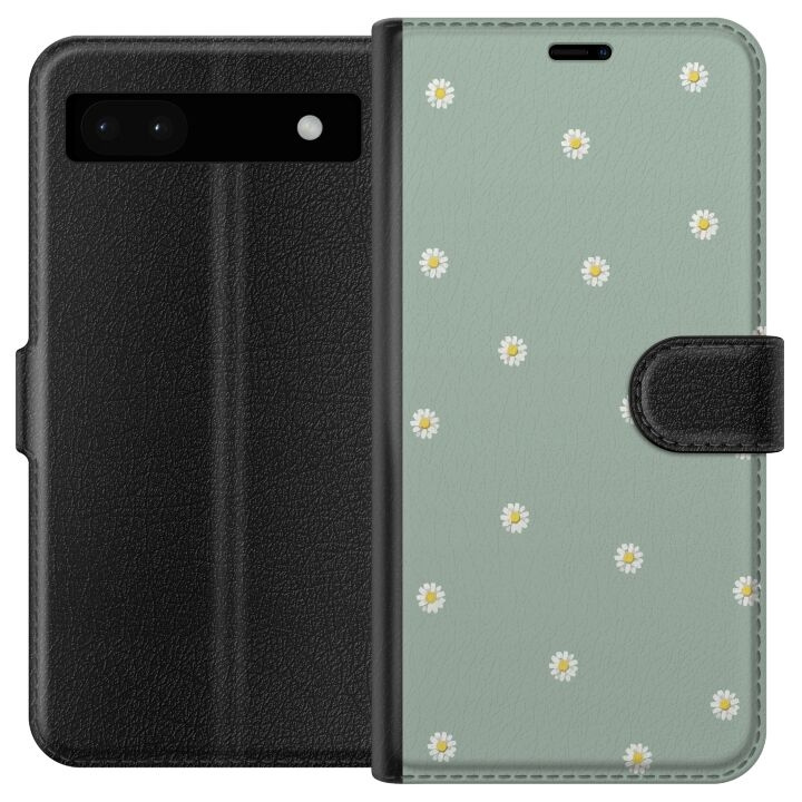 Plånboksfodral till Google Pixel 6a med Prästkragar motiv i gruppen SMARTPHONE & SURFPLATTOR / Mobilskydd / Google hos TP E-commerce Nordic AB (A52110)