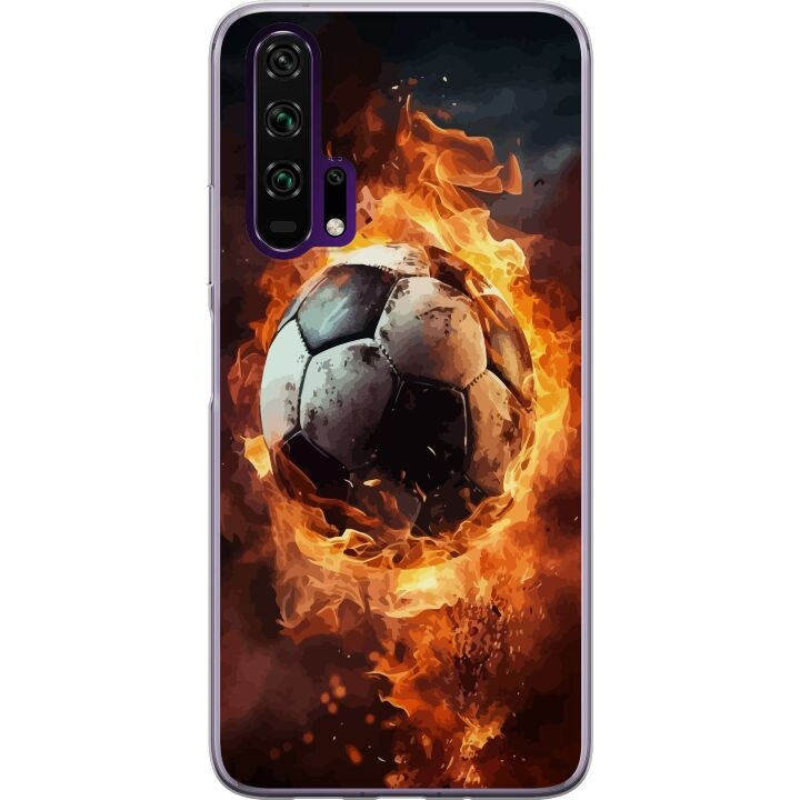 Mobilskal till Honor 20 Pro med Fotboll motiv i gruppen SMARTPHONE & SURFPLATTOR / Mobilskydd / Huawei/Honor hos TP E-commerce Nordic AB (A52397)