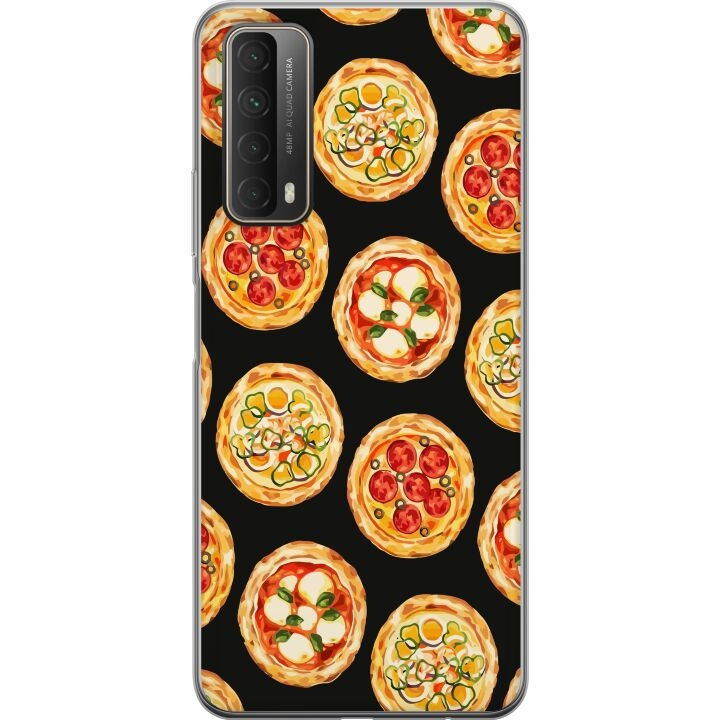 Mobilskal till Huawei P smart 2021 med Pizza motiv i gruppen SMARTPHONE & SURFPLATTOR / Mobilskydd / Huawei/Honor hos TP E-commerce Nordic AB (A52713)