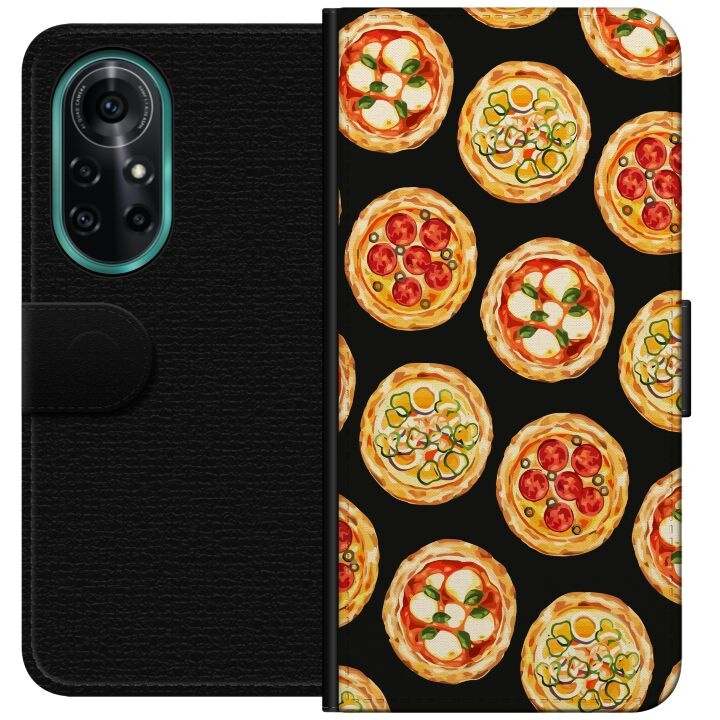 Plånboksfodral till Huawei nova 8 Pro med Pizza motiv i gruppen SMARTPHONE & SURFPLATTOR / Mobilskydd / Huawei/Honor hos TP E-commerce Nordic AB (A52956)