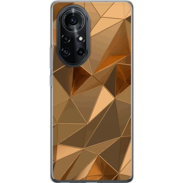 Mobilskal till Huawei nova 8 Pro med 3D Guld motiv i gruppen SMARTPHONE & SURFPLATTOR / Mobilskydd / Huawei/Honor hos TP E-commerce Nordic AB (A52994)