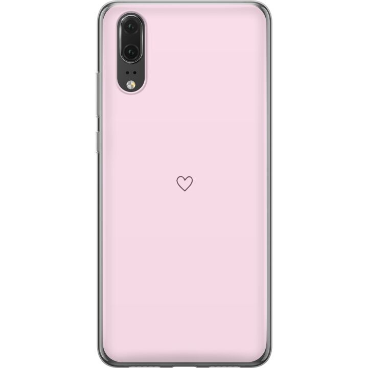 Mobilskal till Huawei P20 med Hjärta motiv i gruppen SMARTPHONE & SURFPLATTOR / Mobilskydd / Huawei/Honor hos TP E-commerce Nordic AB (A53043)