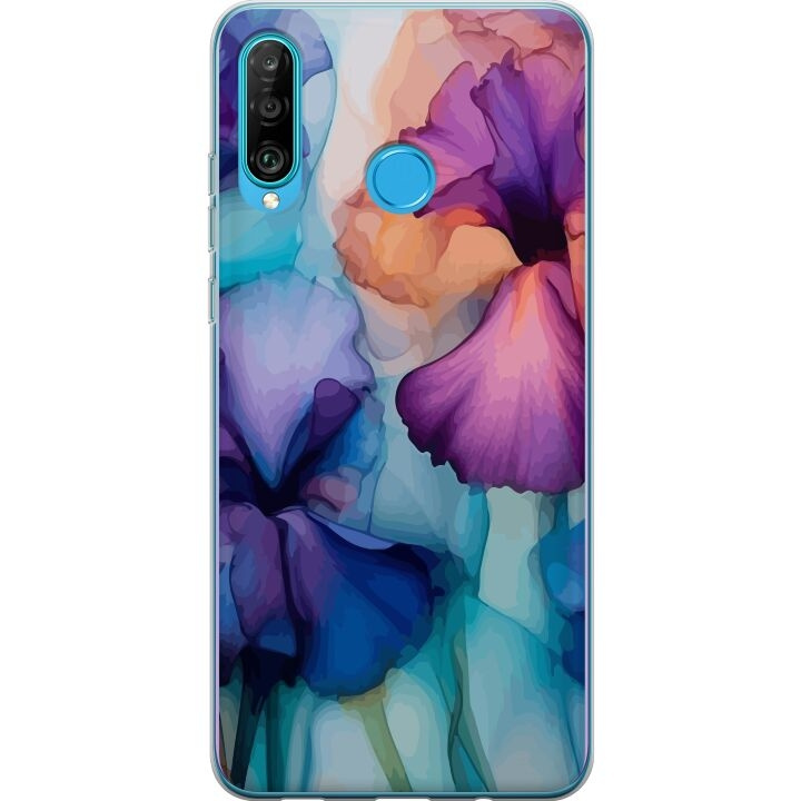 Mobilskal till Huawei P30 lite med Magiska blommor motiv i gruppen SMARTPHONE & SURFPLATTOR / Mobilskydd / Huawei/Honor hos TP E-commerce Nordic AB (A53243)