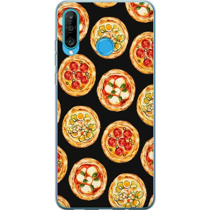 Mobilskal till Huawei P30 lite med Pizza motiv i gruppen SMARTPHONE & SURFPLATTOR / Mobilskydd / Huawei/Honor hos TP E-commerce Nordic AB (A53253)