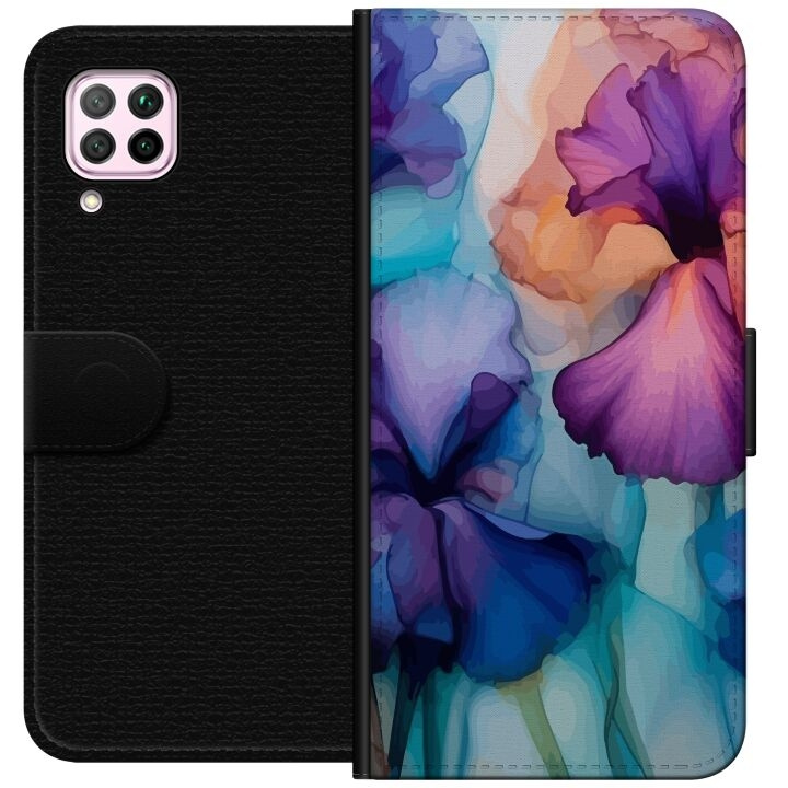 Plånboksfodral till Huawei P40 lite med Magiska blommor motiv i gruppen SMARTPHONE & SURFPLATTOR / Mobilskydd / Huawei/Honor hos TP E-commerce Nordic AB (A53378)