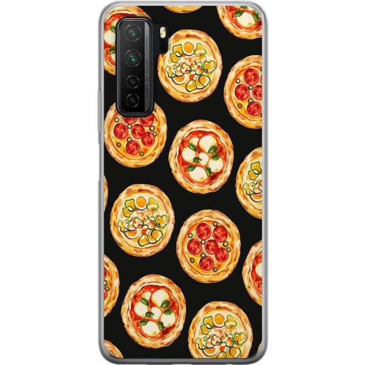 Mobilskal till Huawei P40 lite 5G med Pizza motiv i gruppen SMARTPHONE & SURFPLATTOR / Mobilskydd / Huawei/Honor hos TP E-commerce Nordic AB (A53442)