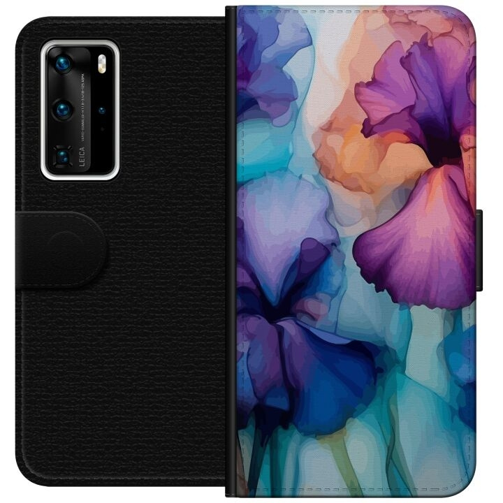 Plånboksfodral till Huawei P40 Pro med Magiska blommor motiv i gruppen SMARTPHONE & SURFPLATTOR / Mobilskydd / Huawei/Honor hos TP E-commerce Nordic AB (A53513)