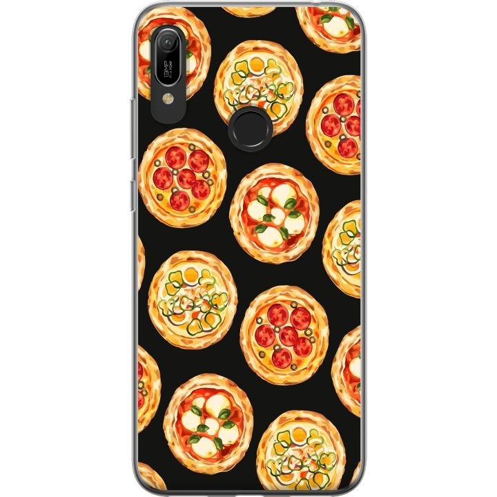 Mobilskal till Huawei Y6 (2019) med Pizza motiv i gruppen SMARTPHONE & SURFPLATTOR / Mobilskydd / Huawei/Honor hos TP E-commerce Nordic AB (A53817)