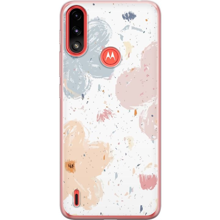 Mobilskal till Motorola Moto E7 Power med Blommor motiv i gruppen SMARTPHONE & SURFPLATTOR / Mobilskydd / Motorola hos TP E-commerce Nordic AB (A54461)