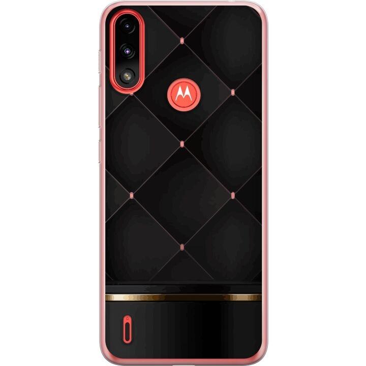 Mobilskal till Motorola Moto E7 Power med Lyxig linje motiv i gruppen SMARTPHONE & SURFPLATTOR / Mobilskydd / Motorola hos TP E-commerce Nordic AB (A54464)