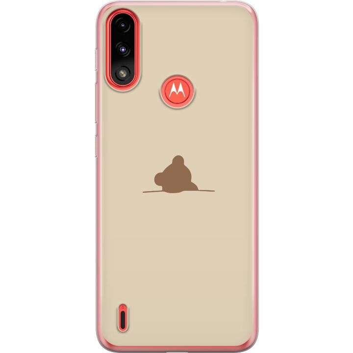 Mobilskal till Motorola Moto E7 Power med Nalle motiv i gruppen SMARTPHONE & SURFPLATTOR / Mobilskydd / Motorola hos TP E-commerce Nordic AB (A54469)