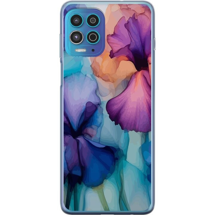 Mobilskal till Motorola Moto G100 med Magiska blommor motiv i gruppen SMARTPHONE & SURFPLATTOR / Mobilskydd / Motorola hos TP E-commerce Nordic AB (A54614)