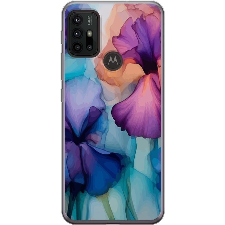 Mobilskal till Motorola Moto G30 med Magiska blommor motiv i gruppen SMARTPHONE & SURFPLATTOR / Mobilskydd / Motorola hos TP E-commerce Nordic AB (A54857)