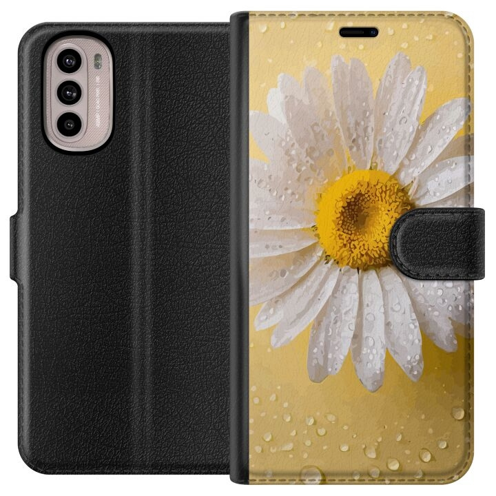 Plånboksfodral till Motorola Moto G31 med Porslinsblomma motiv i gruppen SMARTPHONE & SURFPLATTOR / Mobilskydd / Motorola hos TP E-commerce Nordic AB (A54881)