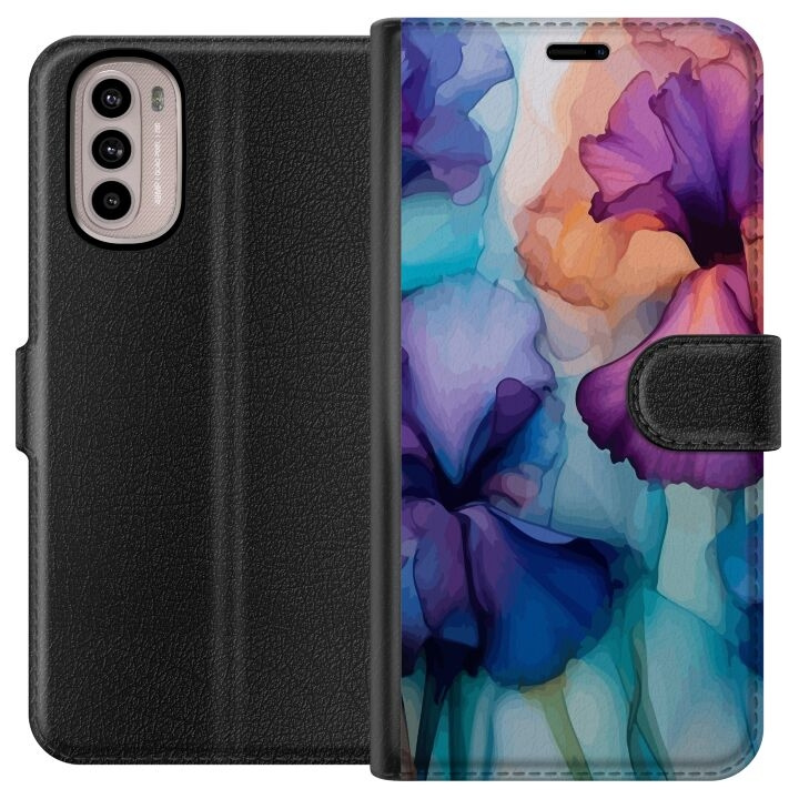 Plånboksfodral till Motorola Moto G41 med Magiska blommor motiv i gruppen SMARTPHONE & SURFPLATTOR / Mobilskydd / Motorola hos TP E-commerce Nordic AB (A54965)