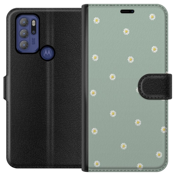 Plånboksfodral till Motorola Moto G60S med Prästkragar motiv i gruppen SMARTPHONE & SURFPLATTOR / Mobilskydd / Motorola hos TP E-commerce Nordic AB (A55182)