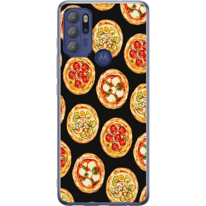 Mobilskal till Motorola Moto G60S med Pizza motiv i gruppen SMARTPHONE & SURFPLATTOR / Mobilskydd / Motorola hos TP E-commerce Nordic AB (A55218)