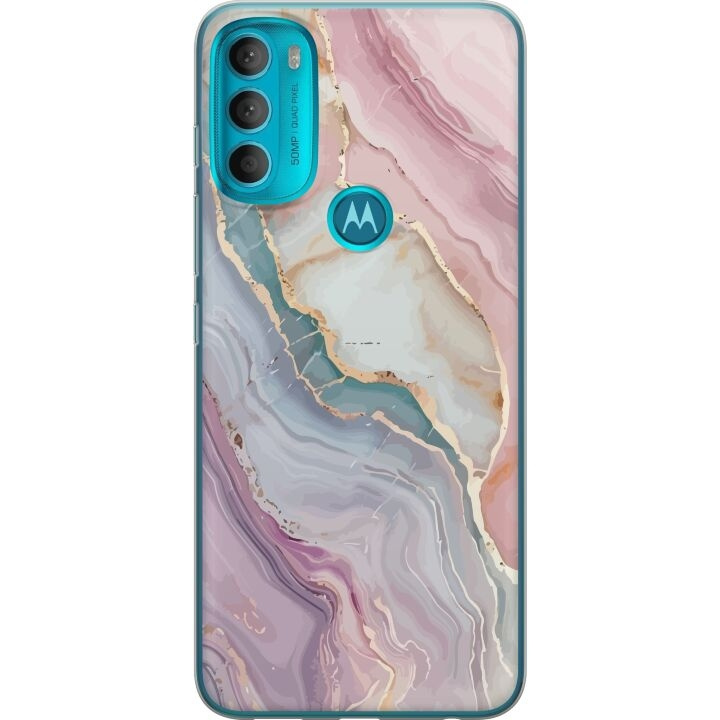 Mobilskal till Motorola Moto G71 5G med Marmor motiv i gruppen SMARTPHONE & SURFPLATTOR / Mobilskydd / Motorola hos TP E-commerce Nordic AB (A55308)