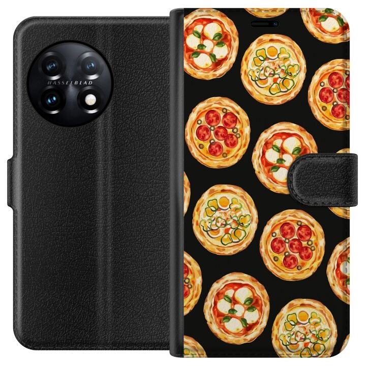 Plånboksfodral till OnePlus 11 med Pizza motiv i gruppen SMARTPHONE & SURFPLATTOR / Mobilskydd / OnePlus hos TP E-commerce Nordic AB (A56406)