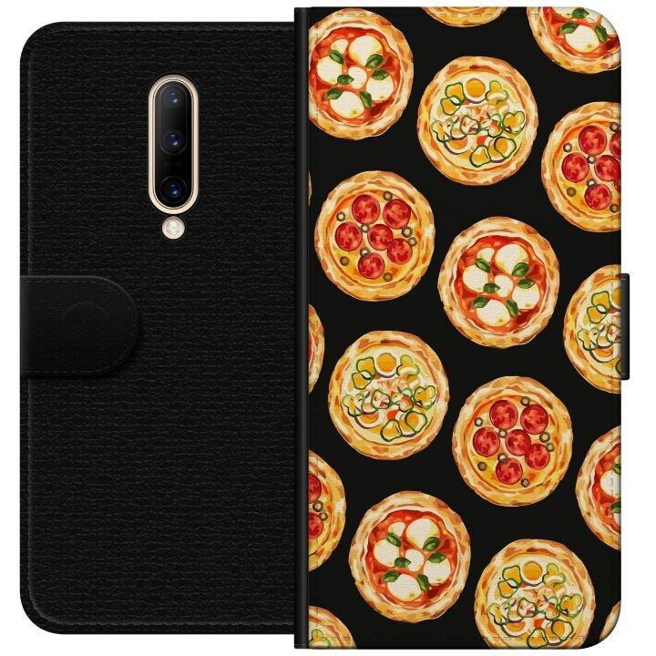 Plånboksfodral till OnePlus 7 Pro med Pizza motiv i gruppen SMARTPHONE & SURFPLATTOR / Mobilskydd / OnePlus hos TP E-commerce Nordic AB (A56649)