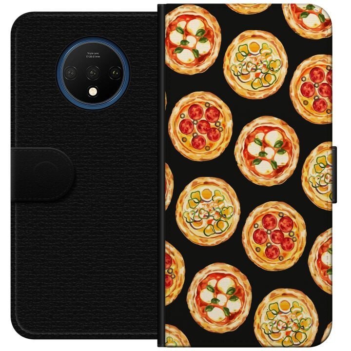 Plånboksfodral till OnePlus 7T med Pizza motiv i gruppen SMARTPHONE & SURFPLATTOR / Mobilskydd / OnePlus hos TP E-commerce Nordic AB (A56703)