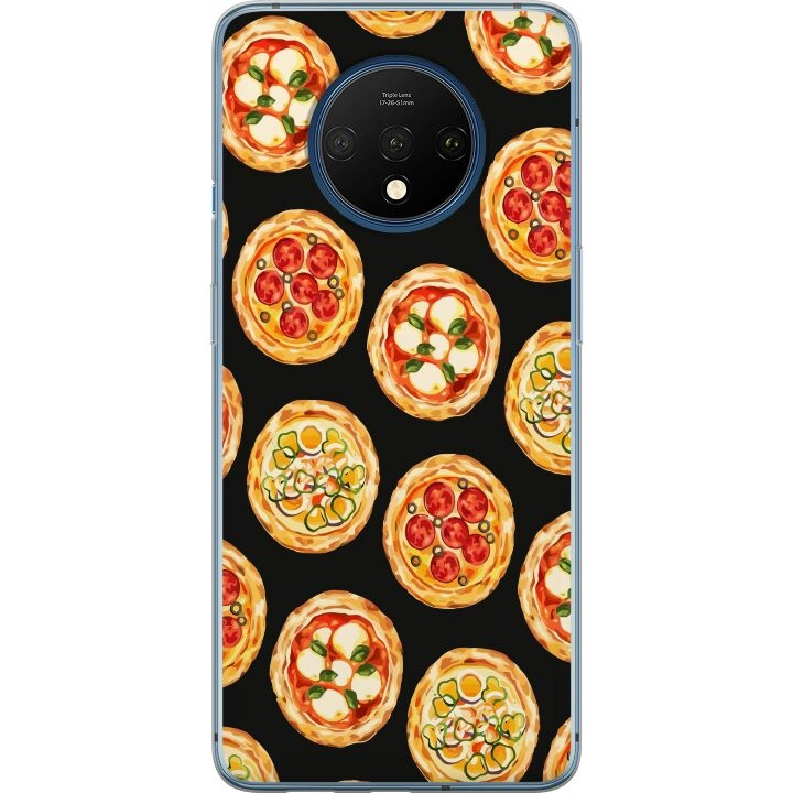 Mobilskal till OnePlus 7T med Pizza motiv i gruppen SMARTPHONE & SURFPLATTOR / Mobilskydd / OnePlus hos TP E-commerce Nordic AB (A56730)