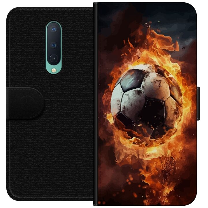 Plånboksfodral till OnePlus 8 med Fotboll motiv i gruppen SMARTPHONE & SURFPLATTOR / Mobilskydd / OnePlus hos TP E-commerce Nordic AB (A56819)