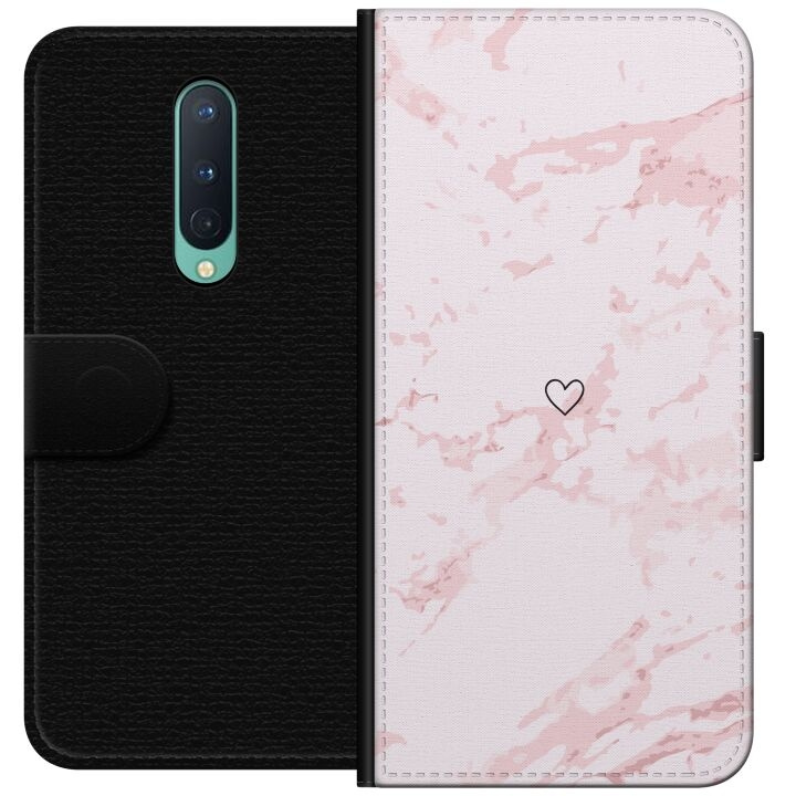 Plånboksfodral till OnePlus 8 med Rosa Hjärta motiv i gruppen SMARTPHONE & SURFPLATTOR / Mobilskydd / OnePlus hos TP E-commerce Nordic AB (A56821)