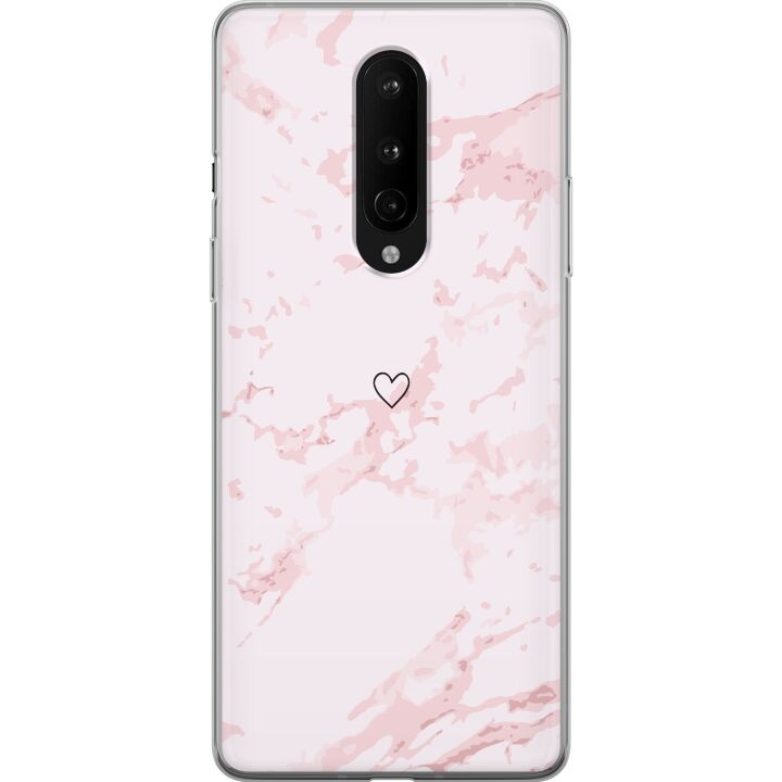 Mobilskal till OnePlus 8 med Rosa Hjärta motiv i gruppen SMARTPHONE & SURFPLATTOR / Mobilskydd / OnePlus hos TP E-commerce Nordic AB (A56848)