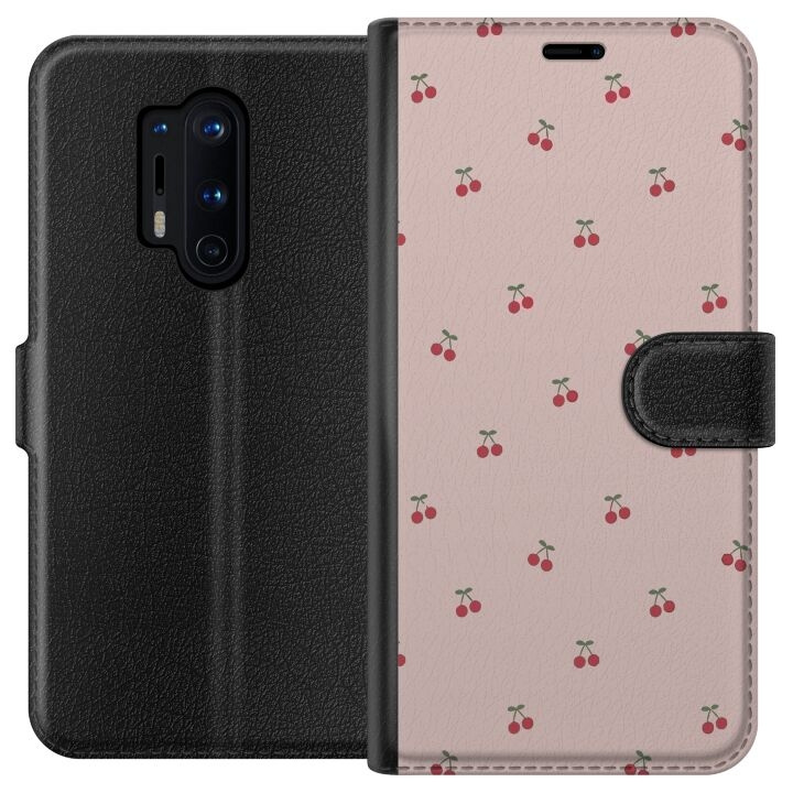 Plånboksfodral till OnePlus 8 Pro med Körsbär motiv i gruppen SMARTPHONE & SURFPLATTOR / Mobilskydd / OnePlus hos TP E-commerce Nordic AB (A56859)